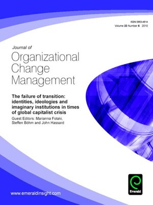 cover image of Journal of Organizational Change Management, Volume 23, Issue 6